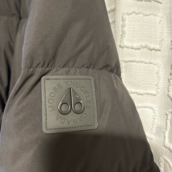 Moose Knuckles Long Down Puffer Coat - Picture 2 of 8